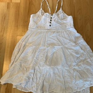 White tiered sundress